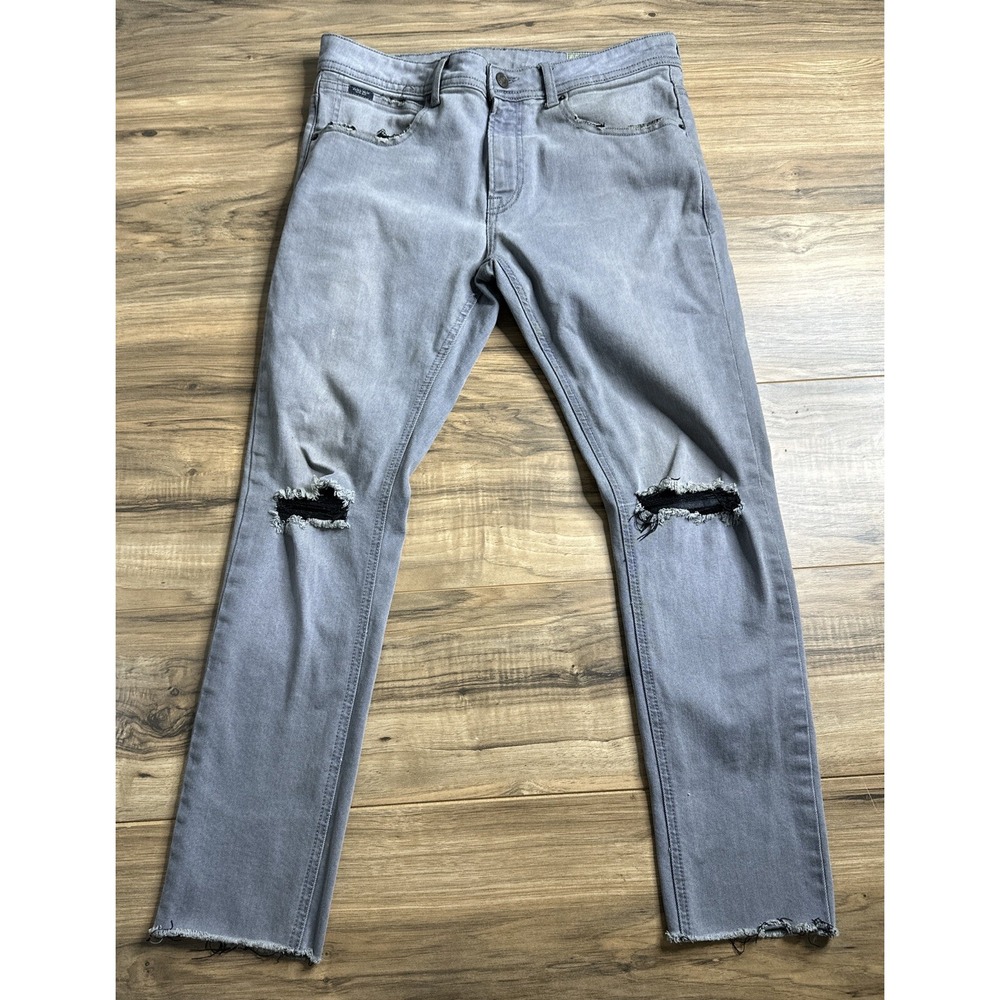The Zara Man Denim Collection Jeans Size 32 Gray Skinny